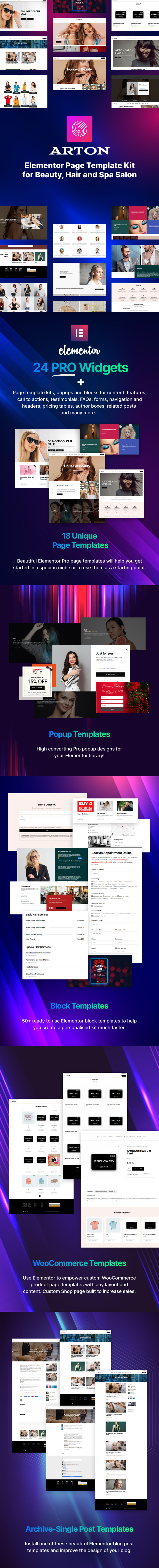 Arton - Beauty & Spa Salon Template Kit